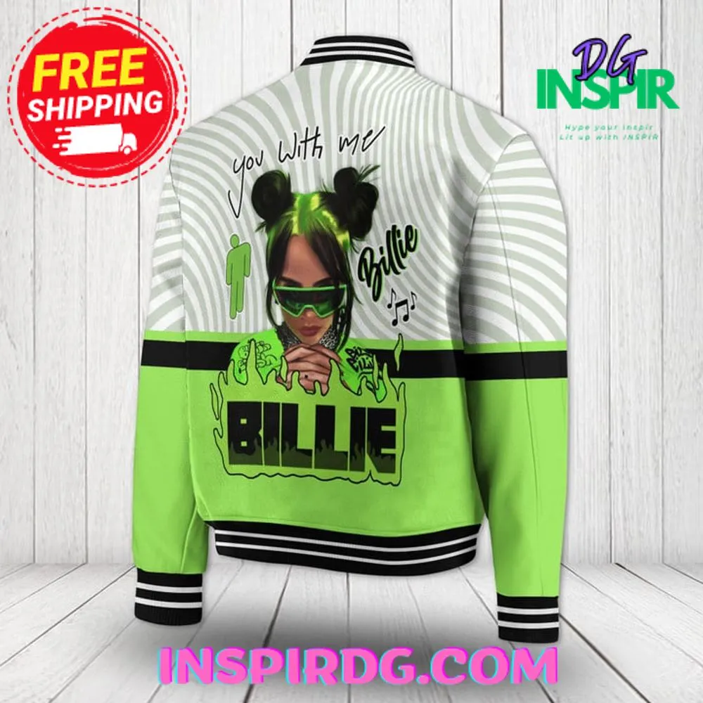 -The Billie Eilish “I’m The Bad Guy” Baseball Jacket