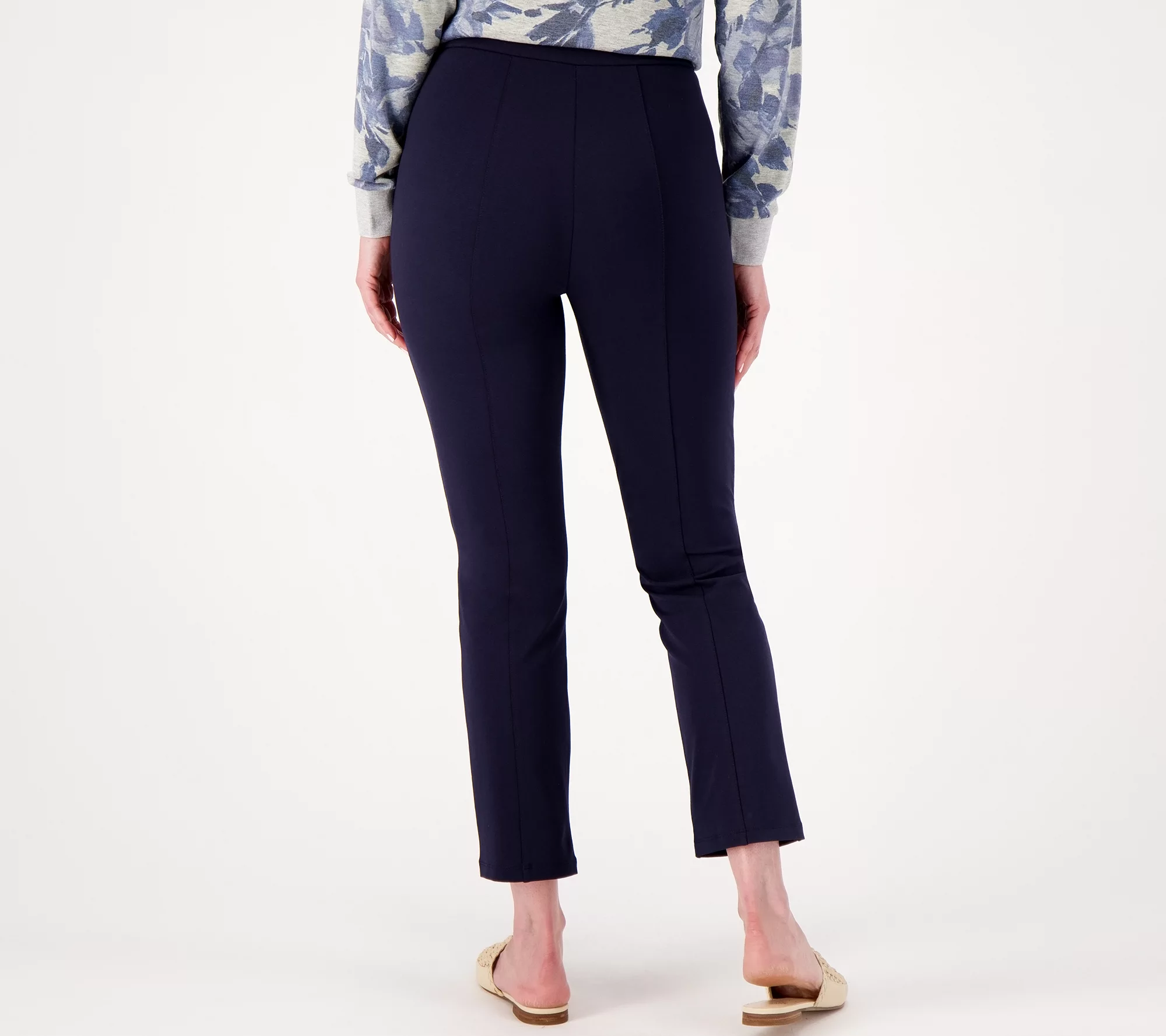 "As Is" Susan Graver Weekend Regular Premium Stretch Slim Leg Pants