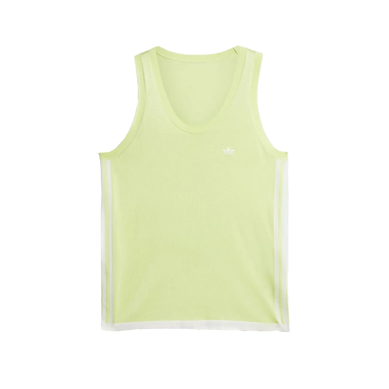 adidas x wales bonner knit vest (semi frozen yellow / chalk white)