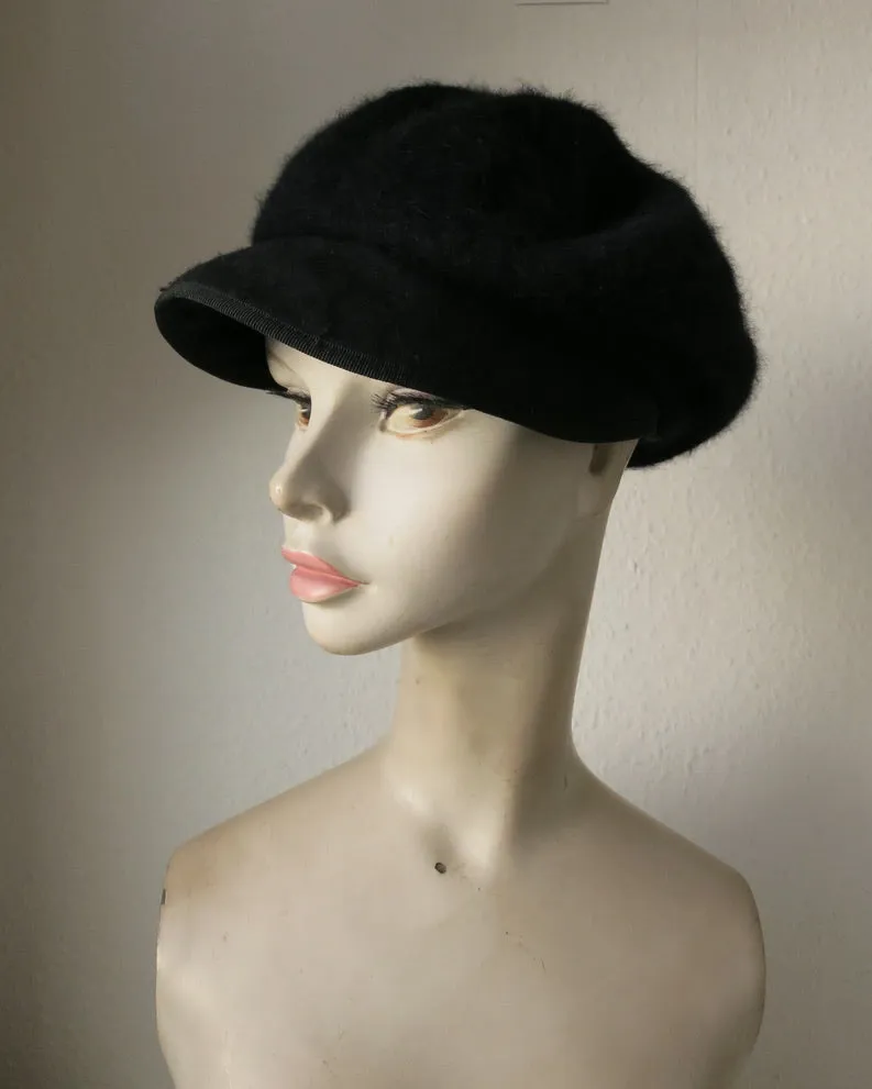       Alberta Ferretti angora cap    