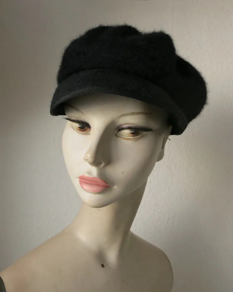       Alberta Ferretti angora cap    