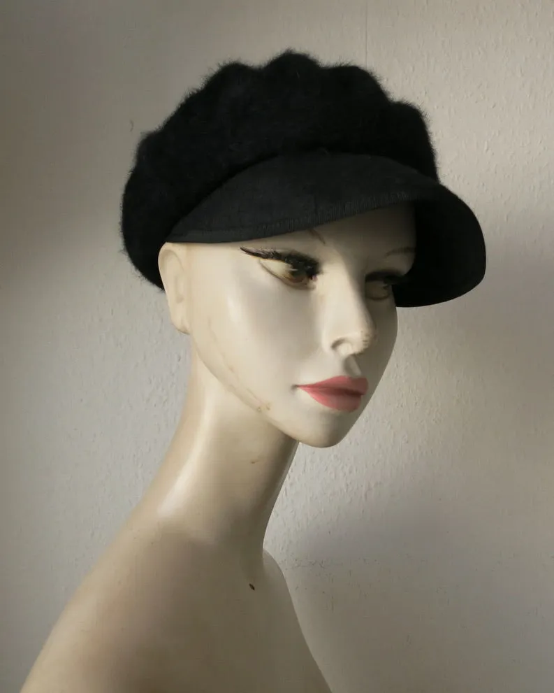       Alberta Ferretti angora cap    