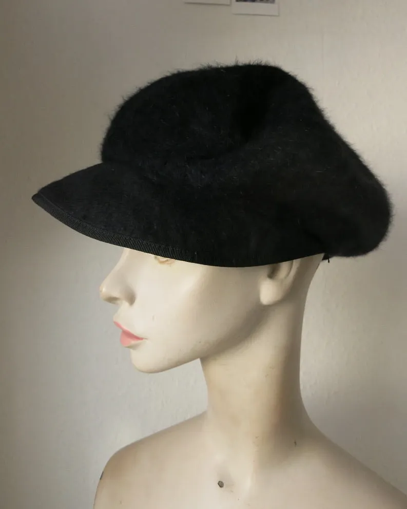       Alberta Ferretti angora cap    