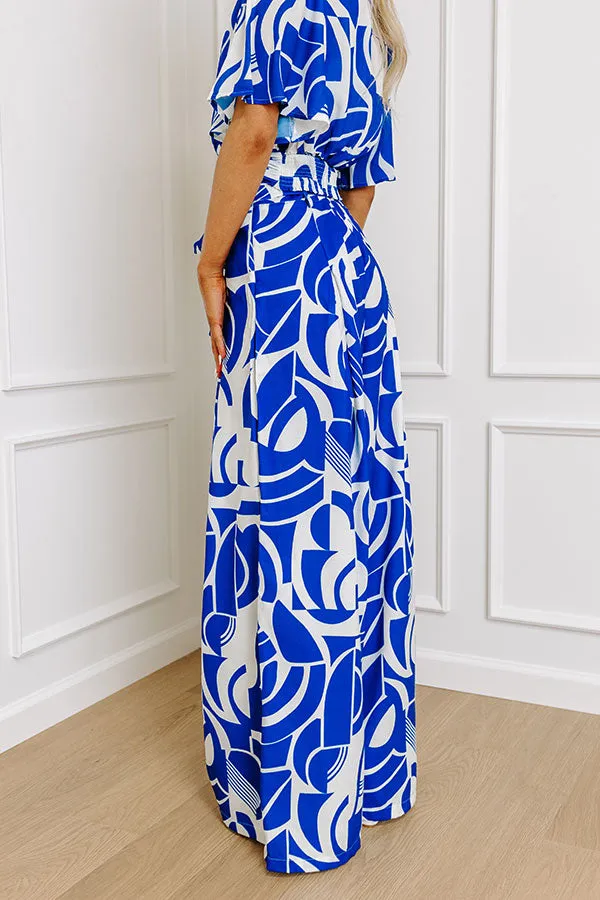 Amalfi Cruise High Waist Wide Leg Pants