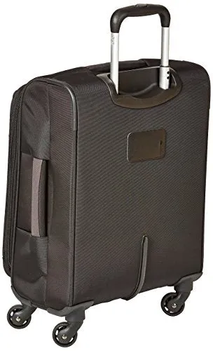 Amazonbasics Softside Spinner Luggage - 21-Inch, Carry-On/Cabin Size, Black