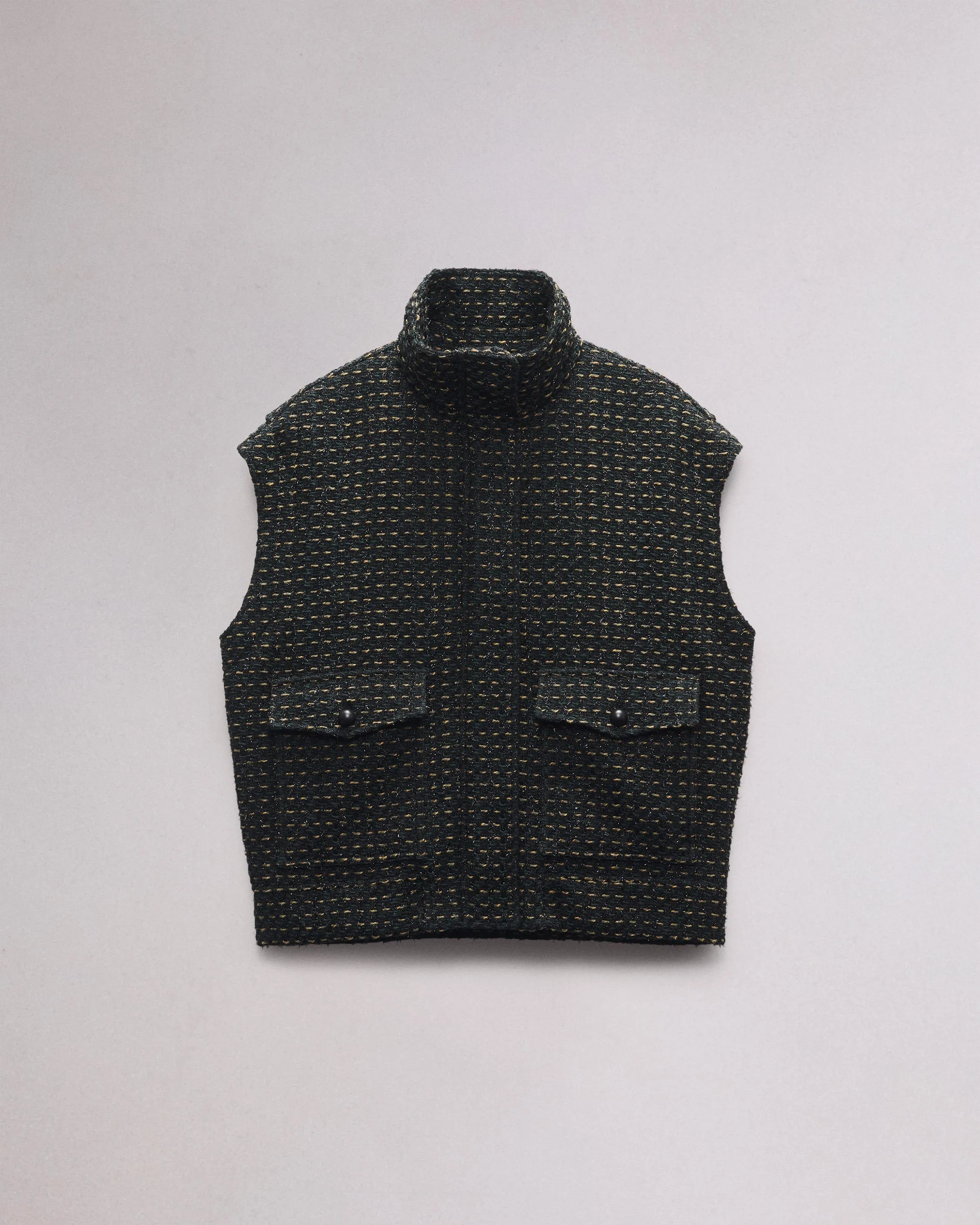 Amina Tweed Vest