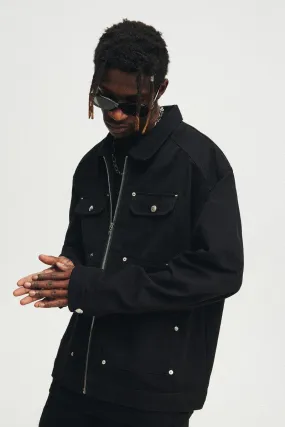 ANT Pockets Loose Zipper Jacket