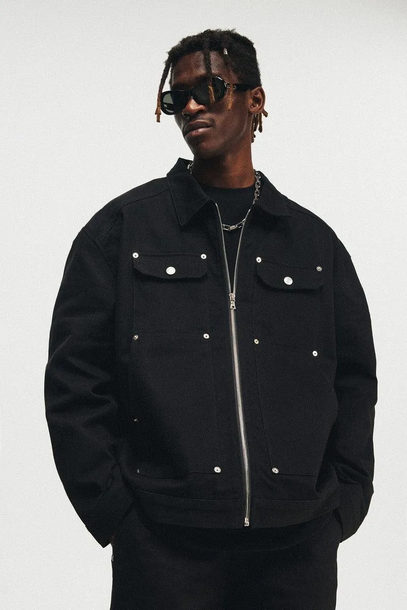 ANT Pockets Loose Zipper Jacket