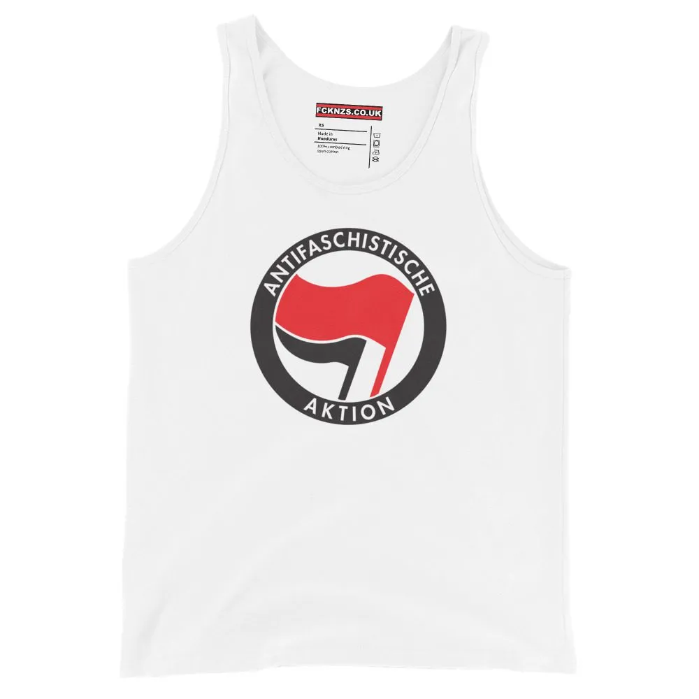 Antifa Antifaschistische Aktion Flag Unisex Tank Top Vest