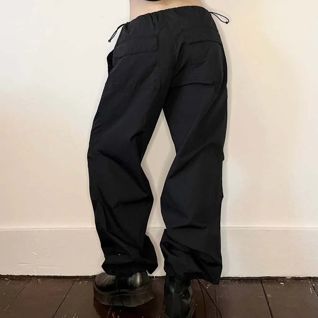 Baby Angel Parachute Trousers - Small Black Polyester