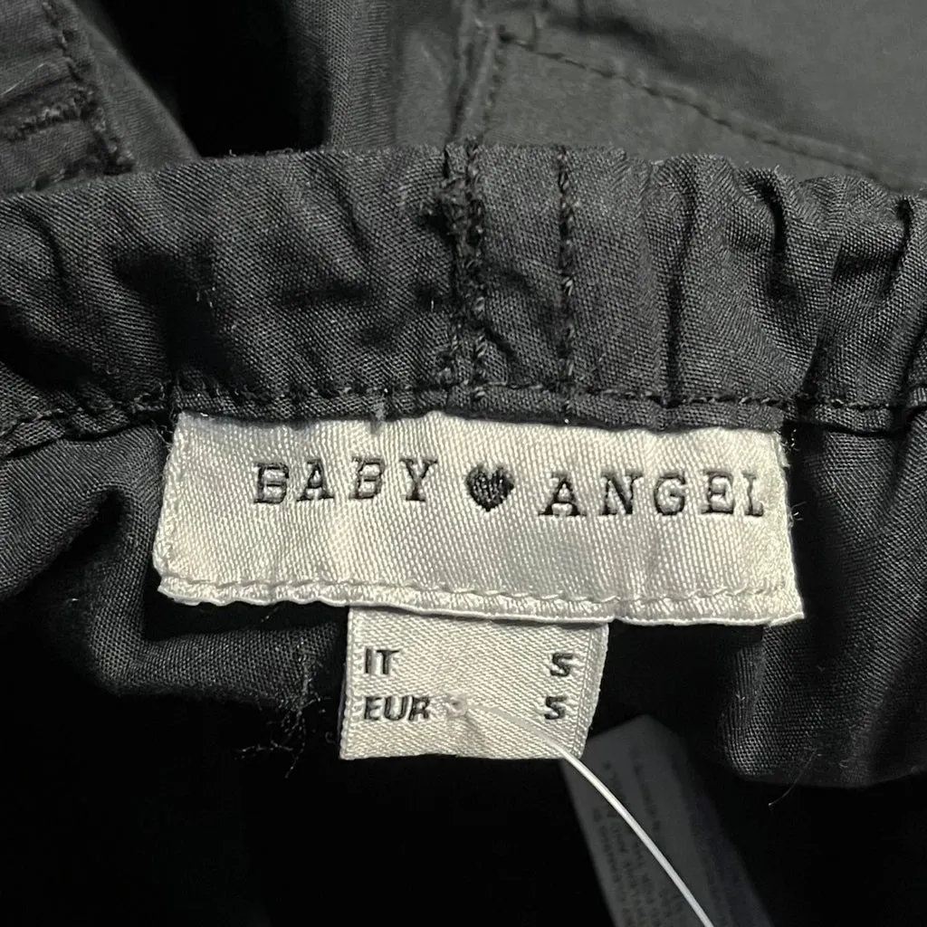 Baby Angel Parachute Trousers - Small Black Polyester