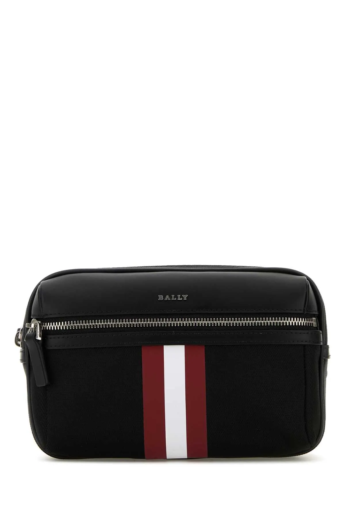 Bally Black Canvas Thate Belt Bag