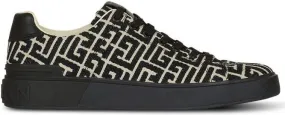 Balmain B-Court monogram sneakers Black