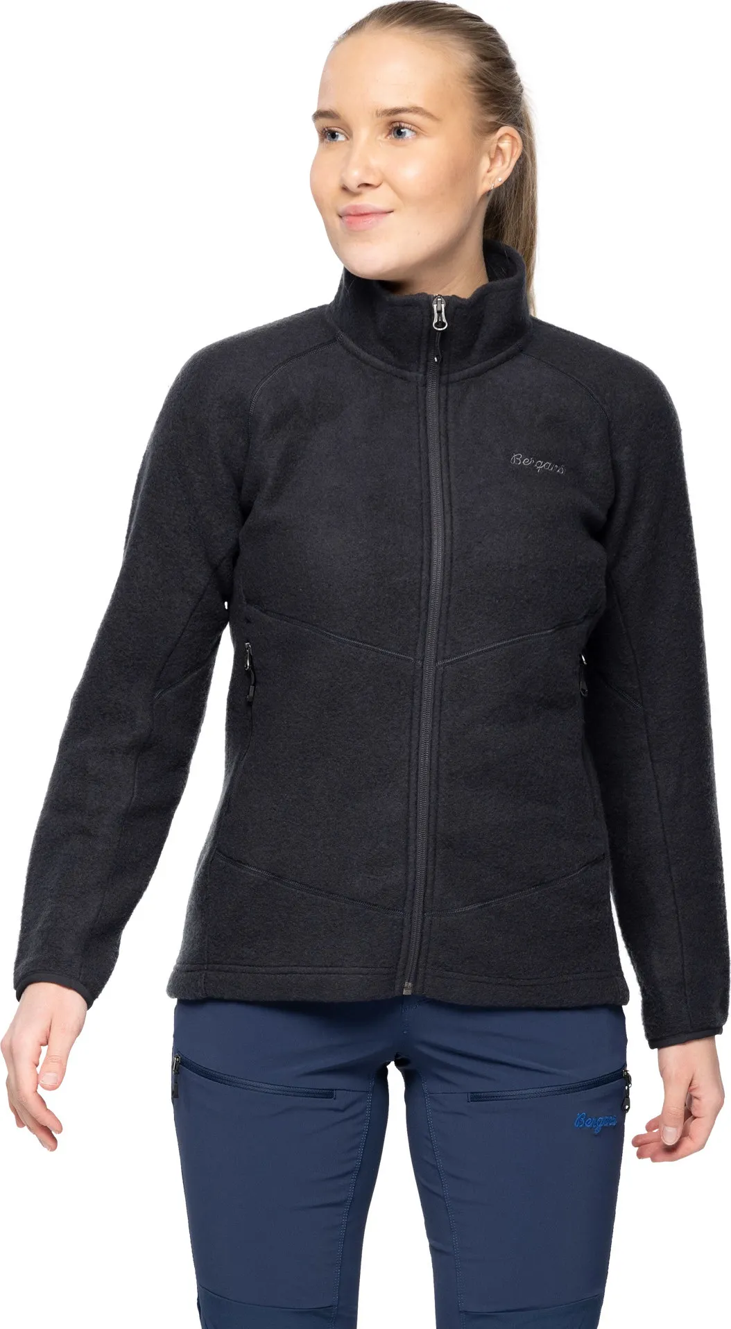 Bergans Women's Rabot Merino Fleece Midlayer Jacket Dark Shadow Grey | Buy Bergans Women's Rabot Merino Fleece Midlaye