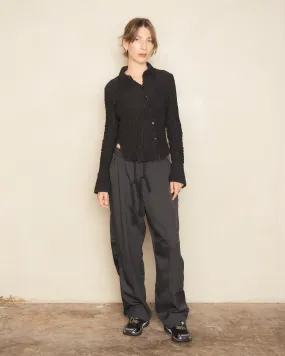 Black And Brown Adi004 Trousers