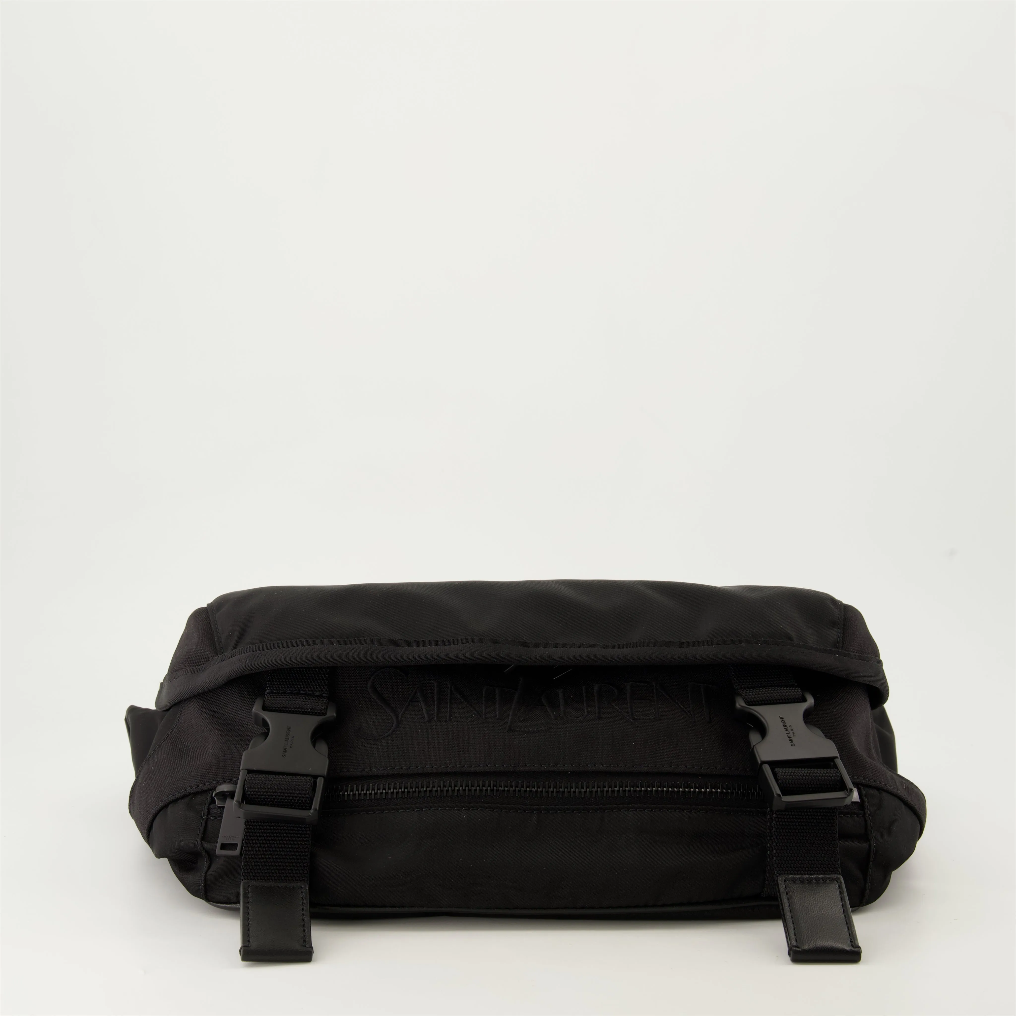 Black Nylon Belt Bag