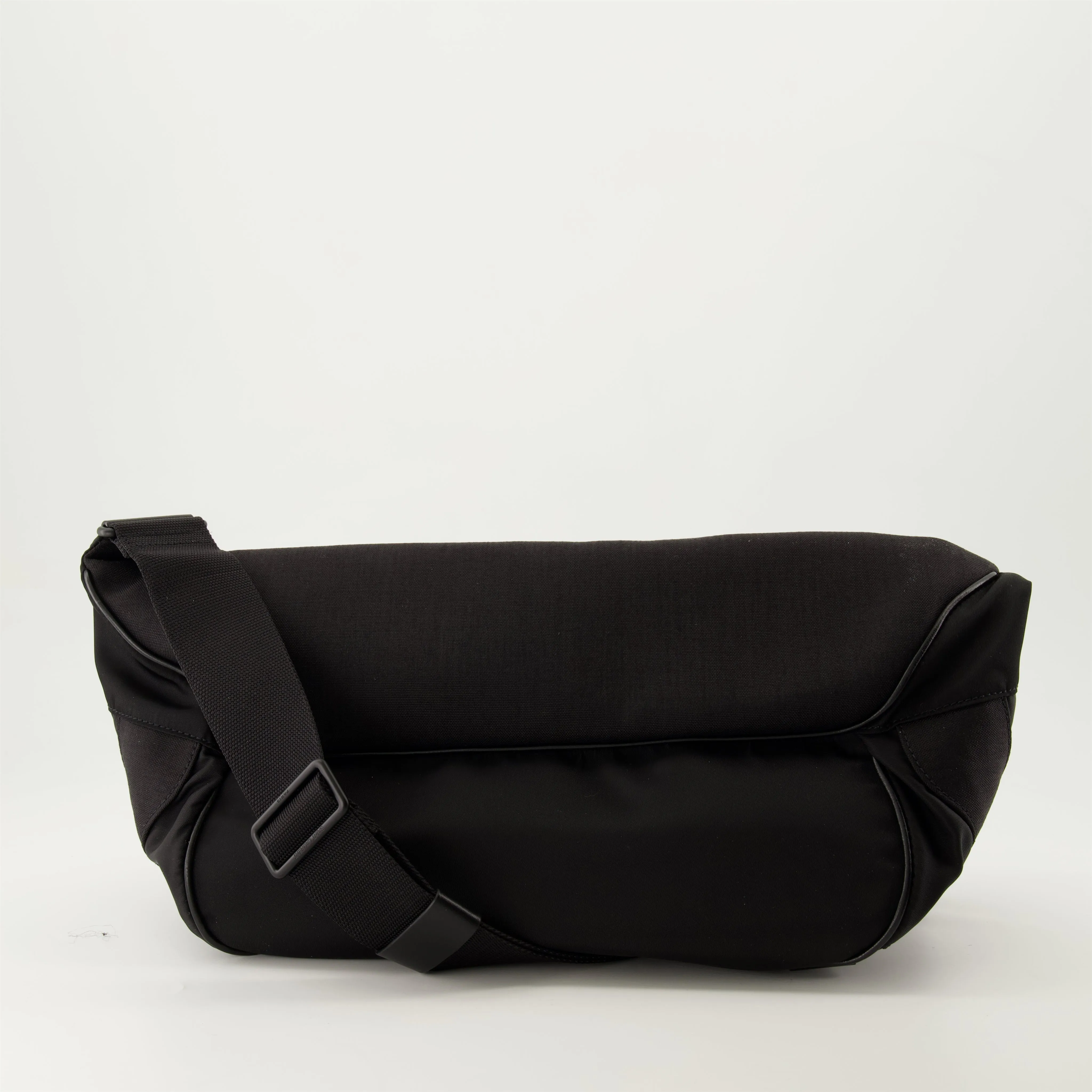 Black Nylon Belt Bag