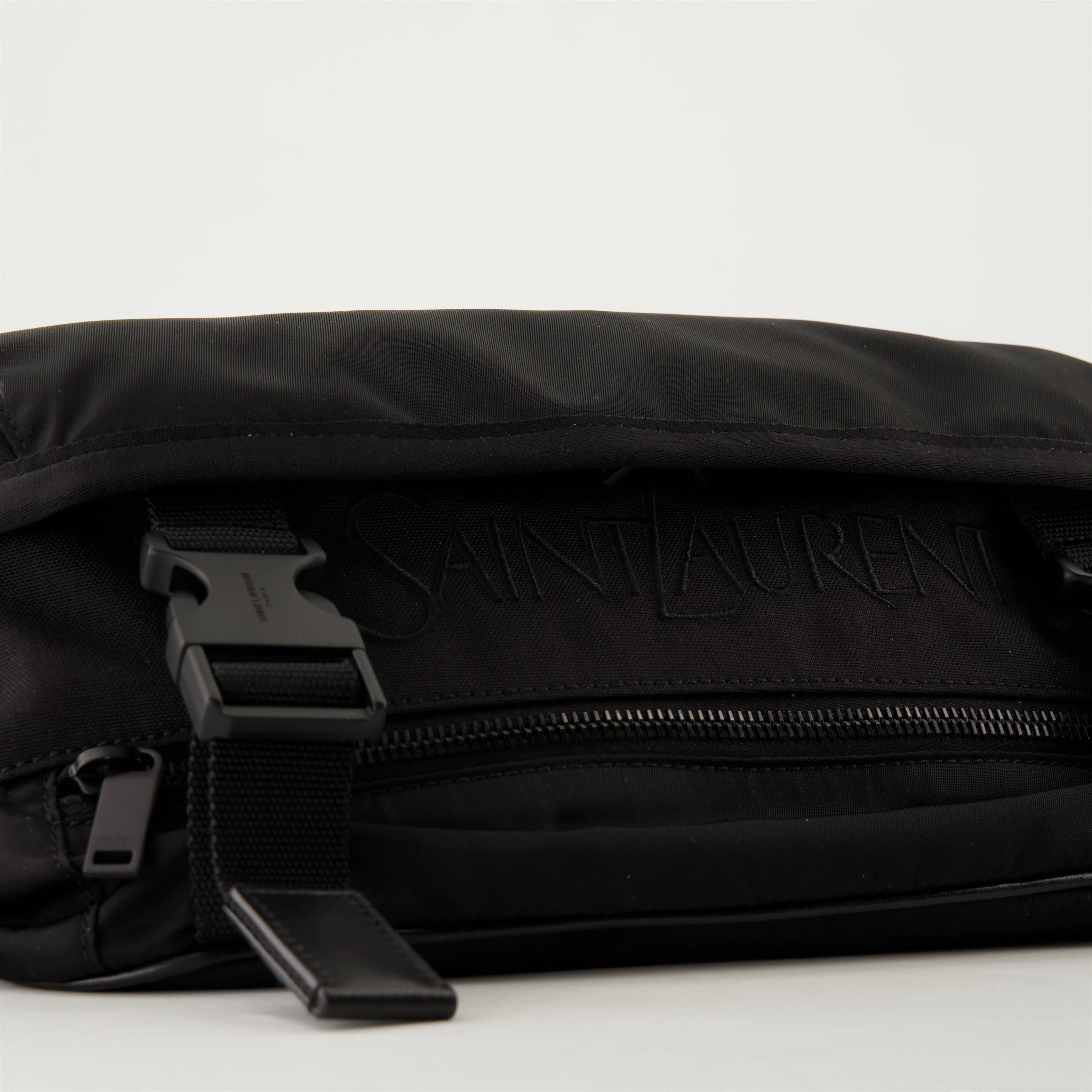 Black Nylon Belt Bag