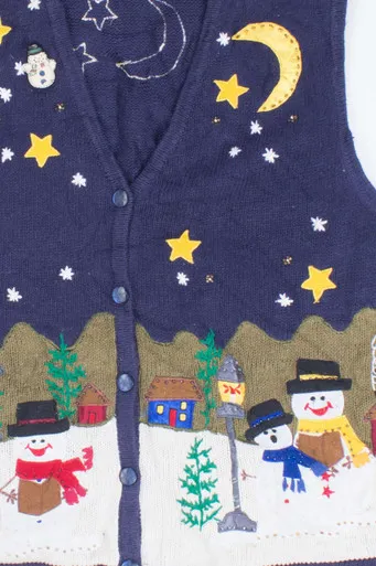 Blue Ugly Christmas Vest 55095