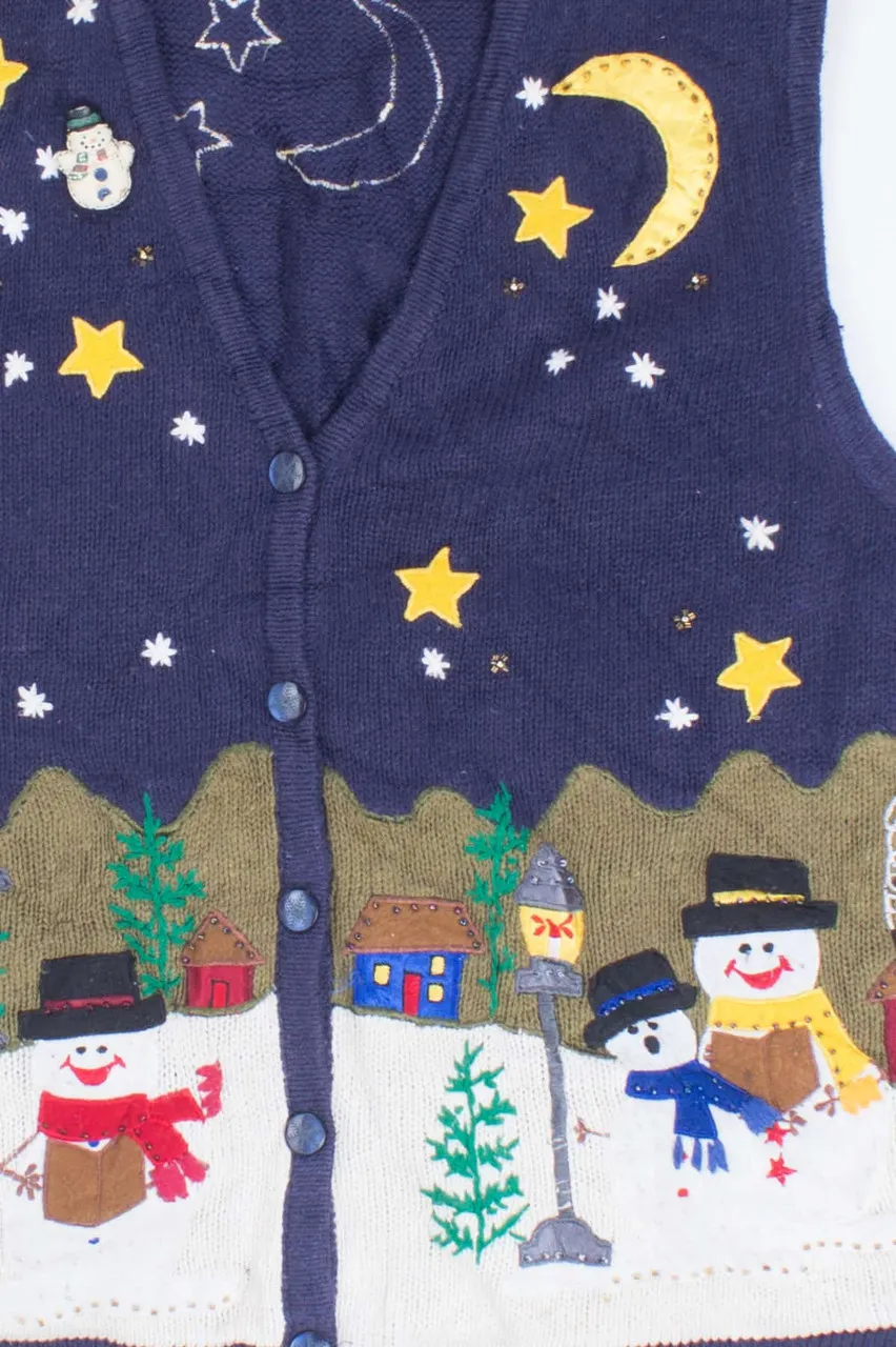 Blue Ugly Christmas Vest 55095