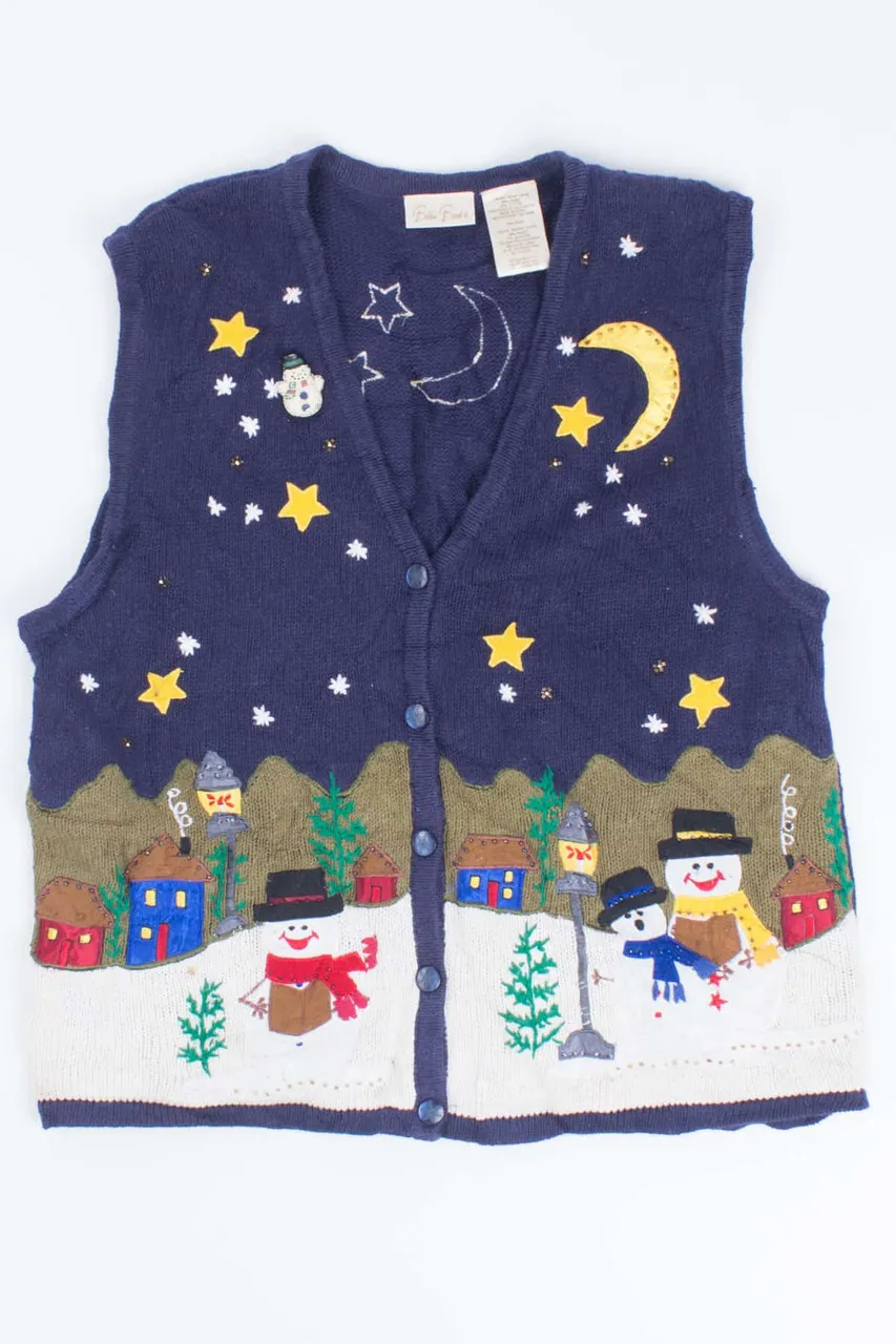 Blue Ugly Christmas Vest 55095