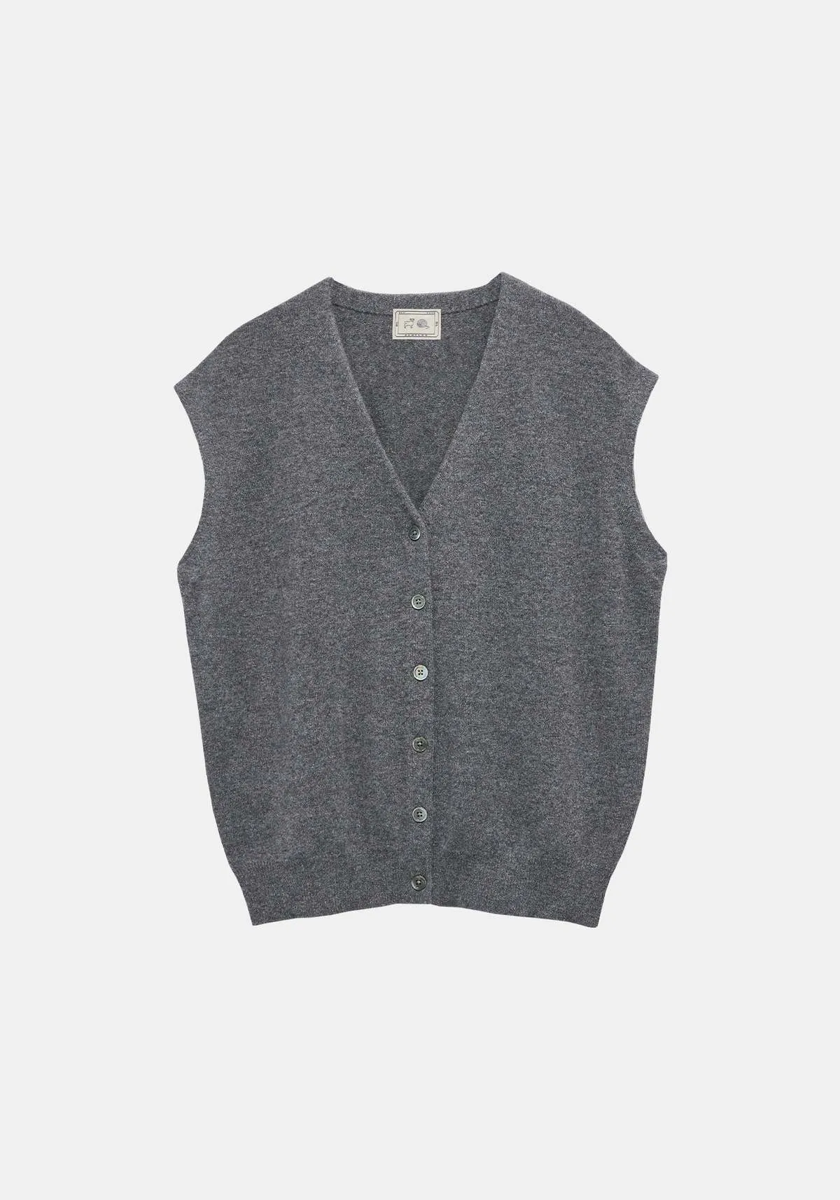 Bolt Vest - Dark Heather Grey