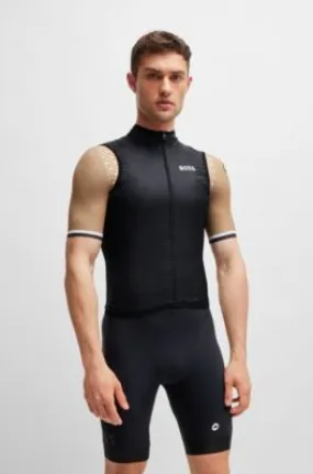 BOSS x ASSOS packable wind vest with breathable mesh back