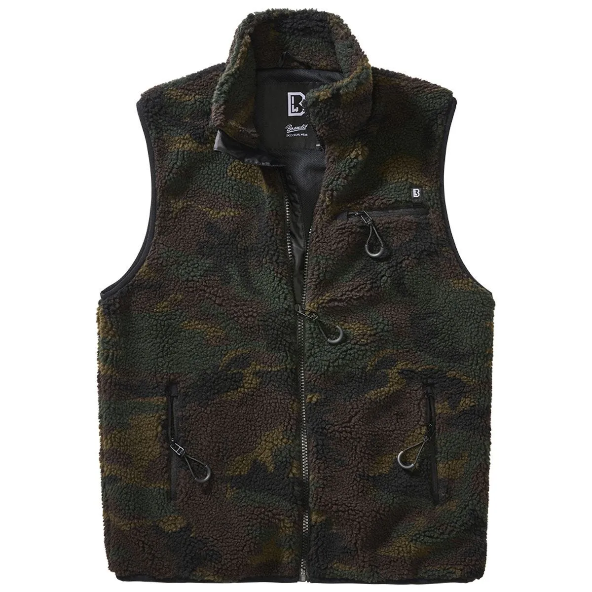 Brandit Teddyfleece Worker Vest Woodland