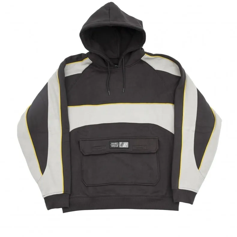 Bronze 56k Piping Pullover Hooded Sweatshirt (Dark Grey)