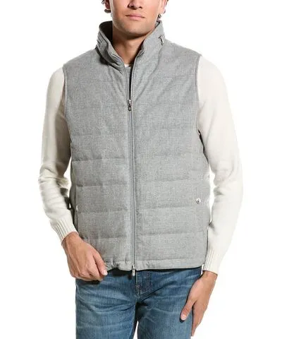 Brunello Cucinelli Wool, Silk & Cashmere-Blend Vest