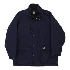 Carhartt Jacket - XL Navy Polyester Blend