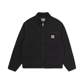 Carhartt WIP OG Detroit Jacket (Winter) - Black / Black (aged canvas)