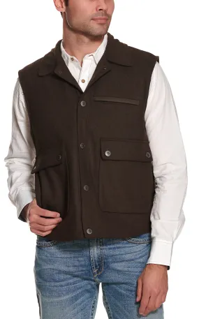 Cavender's Men's Brown Wool Rancher Vest