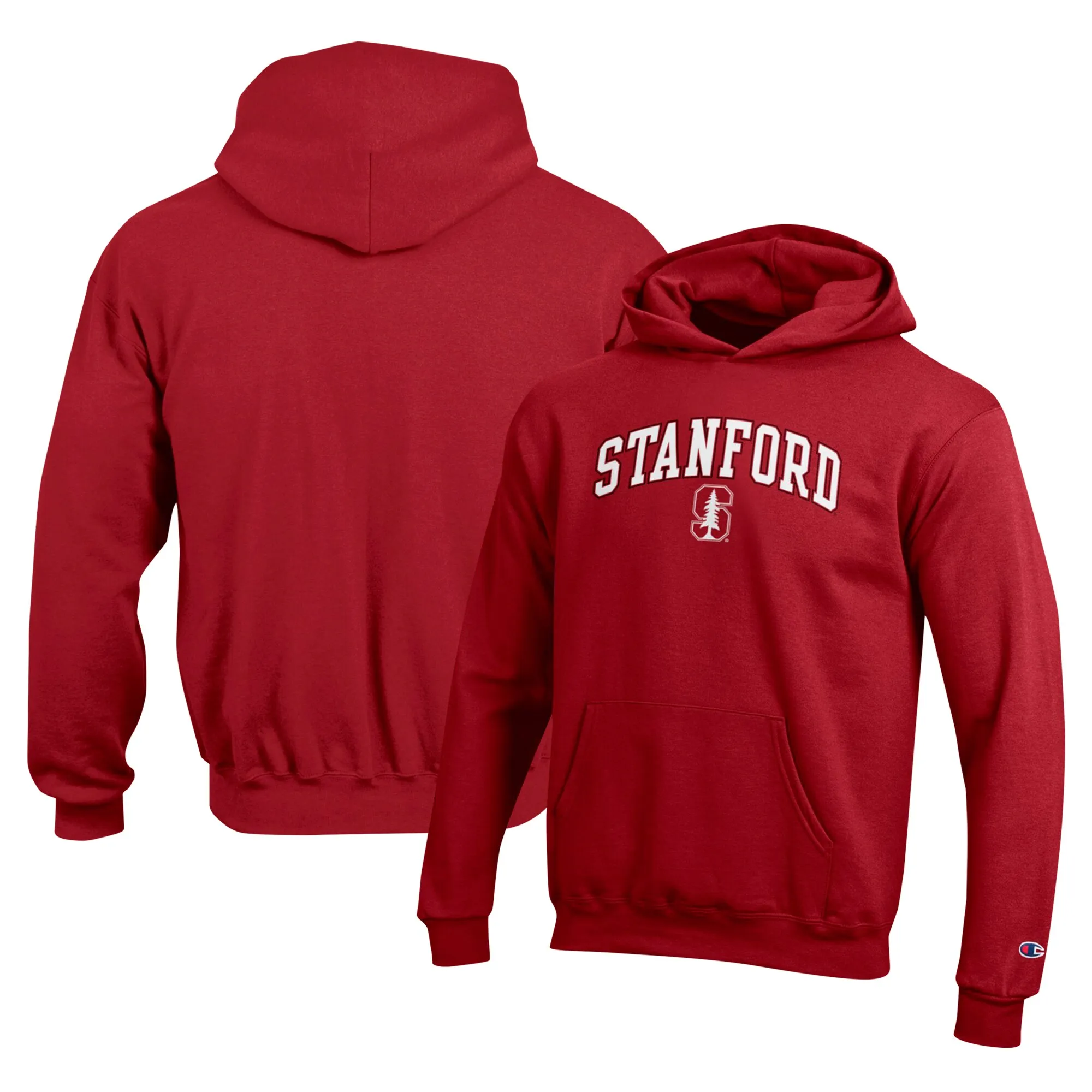 Champion Stanford Cardinal Youth Cardinal Campus Pullover Hoodie