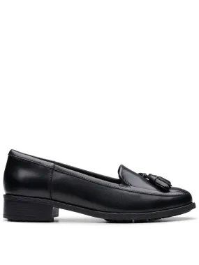 Clarks Havisham Edge Loafer - Black Leather