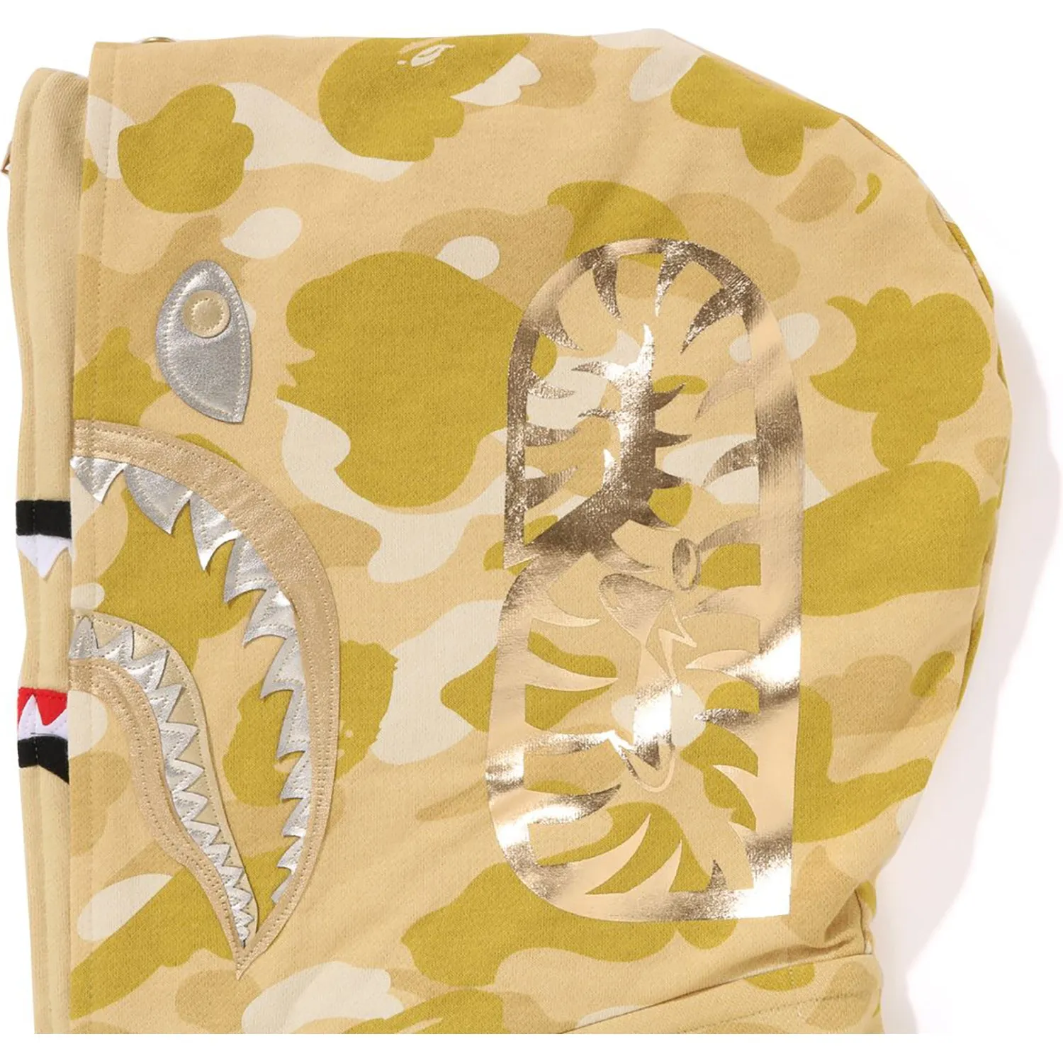 COLOR CAMO DOUBLE SHARK FULL ZIP HOODIE MENS