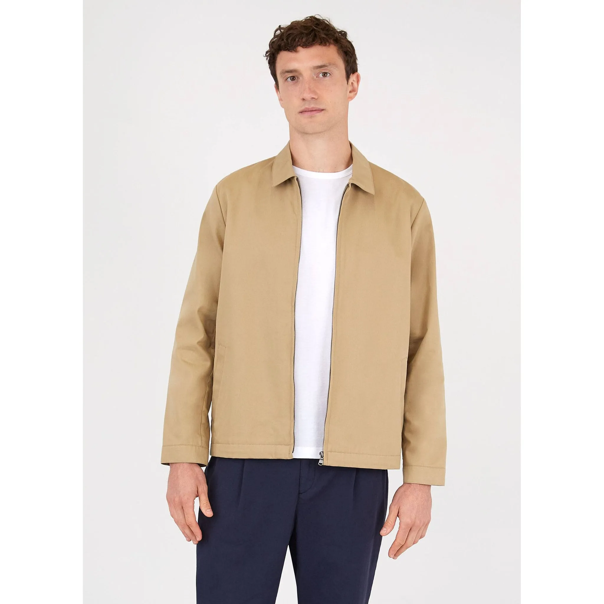 Cotton Harrington Jacket | Men | Stone