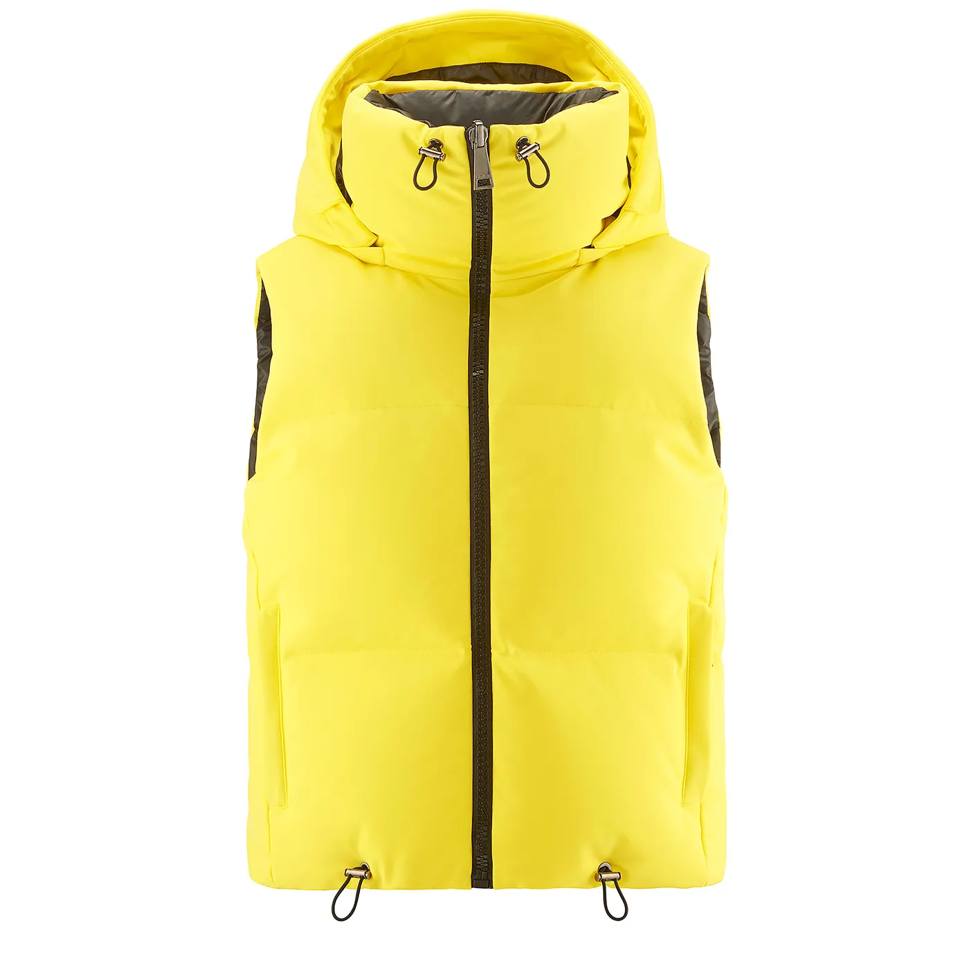 Courchevel Yellow/black Reversible Vest