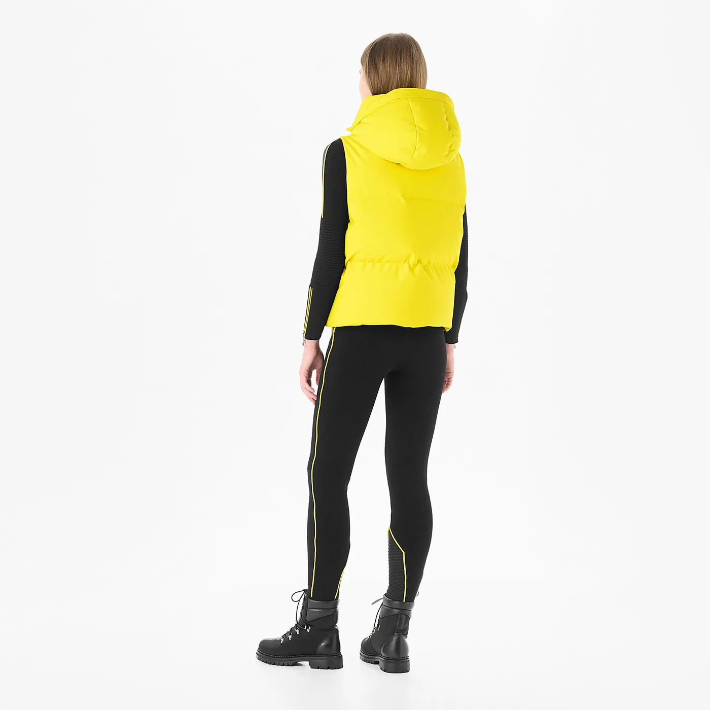 Courchevel Yellow/black Reversible Vest