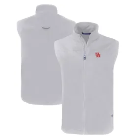 Cutter & Buck  Houston Cougars Gray Charter Eco Recycled Full-Zip Vest