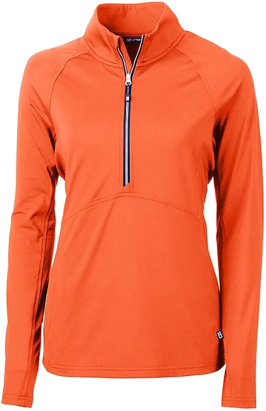 Cutter & Buck Ladies Adapt Eco Knit Half Zip Pullover