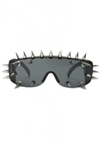 Cyber Punk Mega Spiked Sunglasses