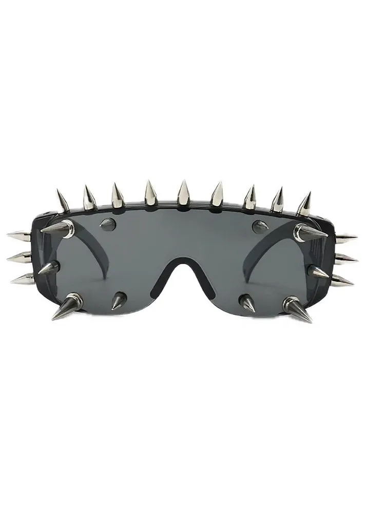 Cyber Punk Mega Spiked Sunglasses