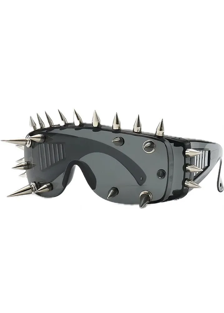 Cyber Punk Mega Spiked Sunglasses