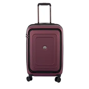 Delsey Luggage Cruise Lite Hardside 21 Carry On Exp. Spinner Trolley With Front Pocket, Black