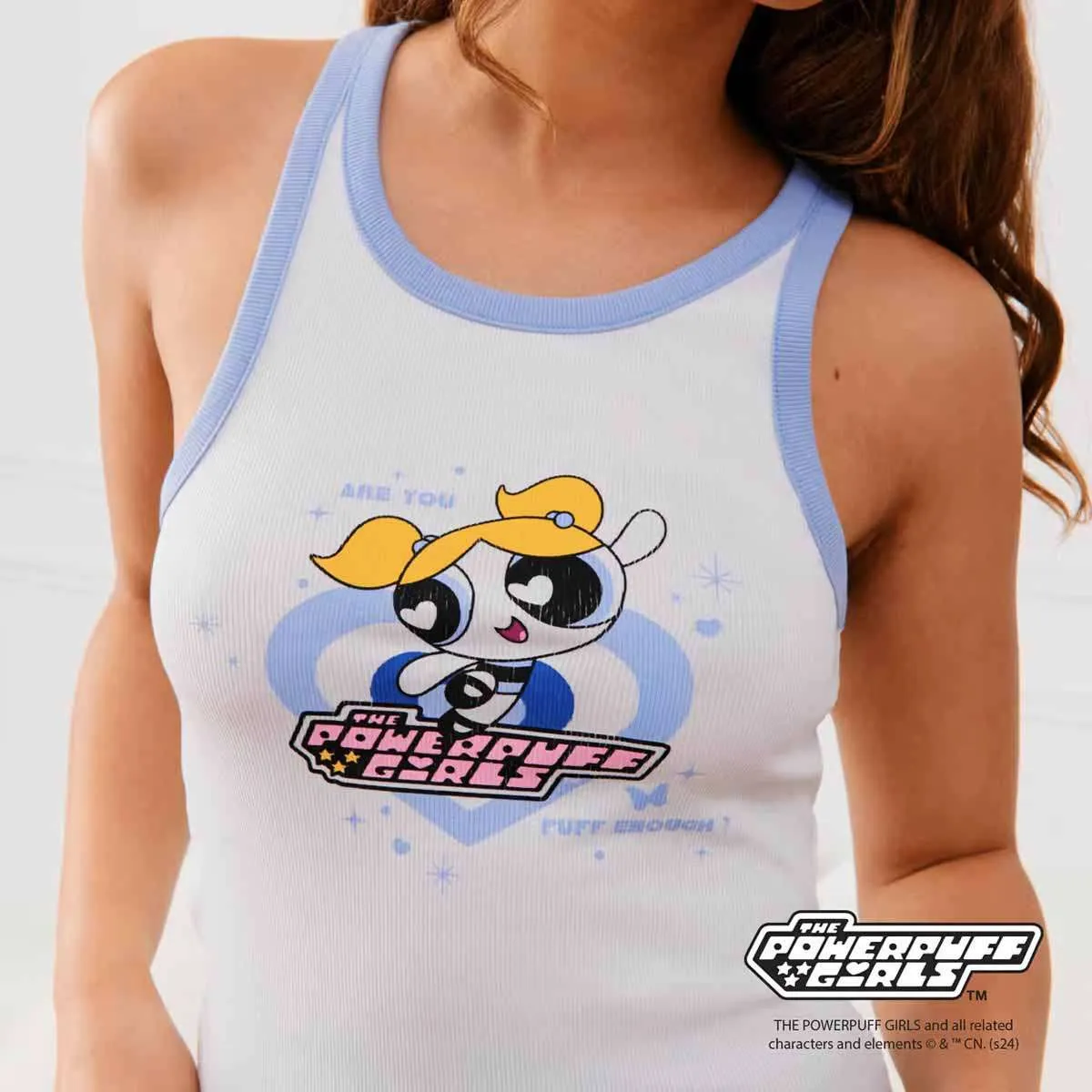 DEPUFFIZ-TOP:Super Nana jersey vest top