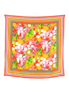 Diane Von Furstenberg Neon Floral Scarf