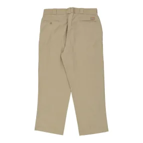 Dickies Trousers - 36W 29L Beige Cotton Blend