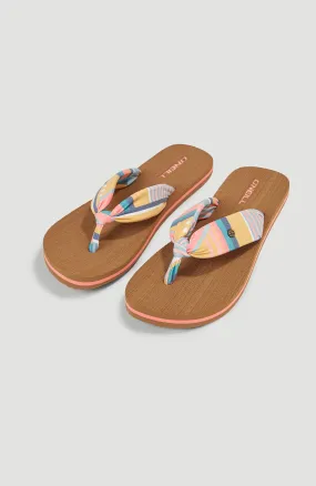 Ditsy Sun BLOOM Sandals | Yellow Art Geo