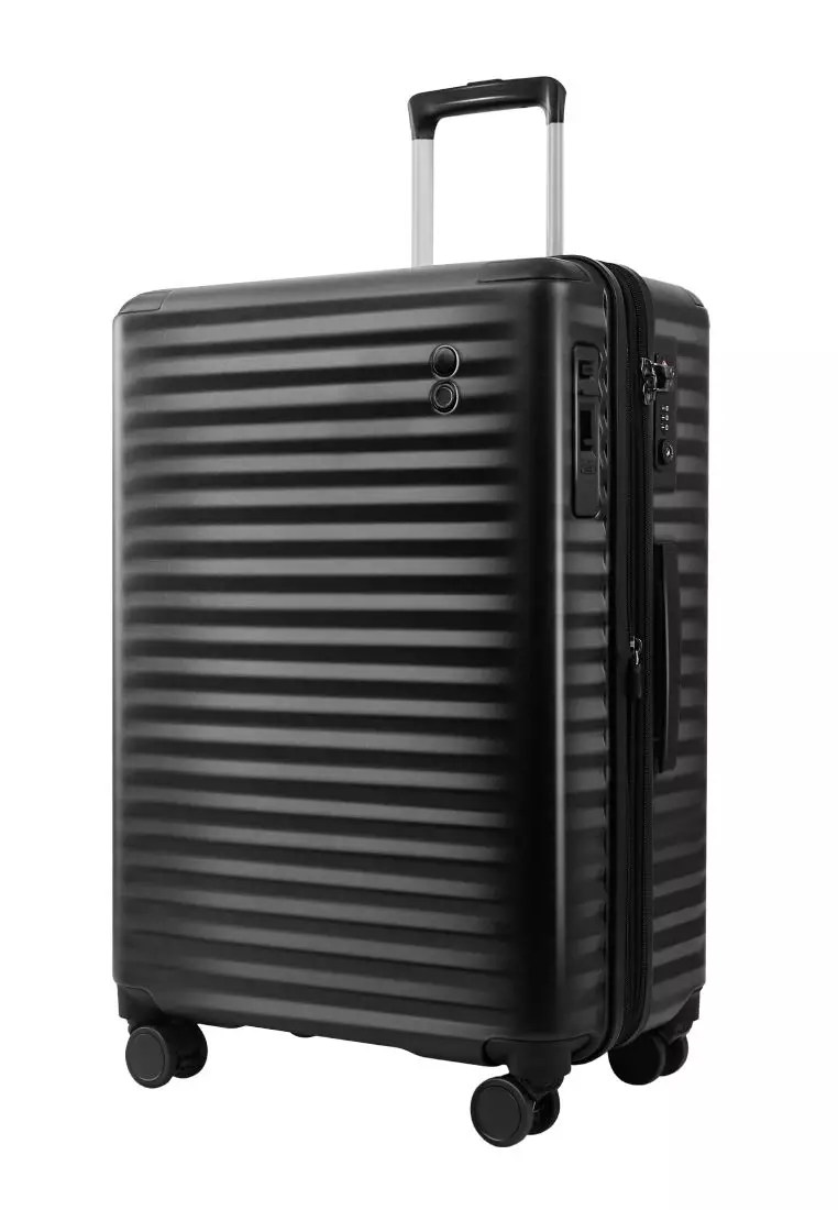 ECHOLAC Echolac Celestra XA 28" Large Luggage Expandable Spinner With Brake (Black)